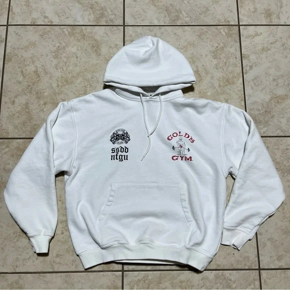 Darc Sport Wolves x Golds Gym Hoodie  Mens Size Medium - Picture 3 of 6